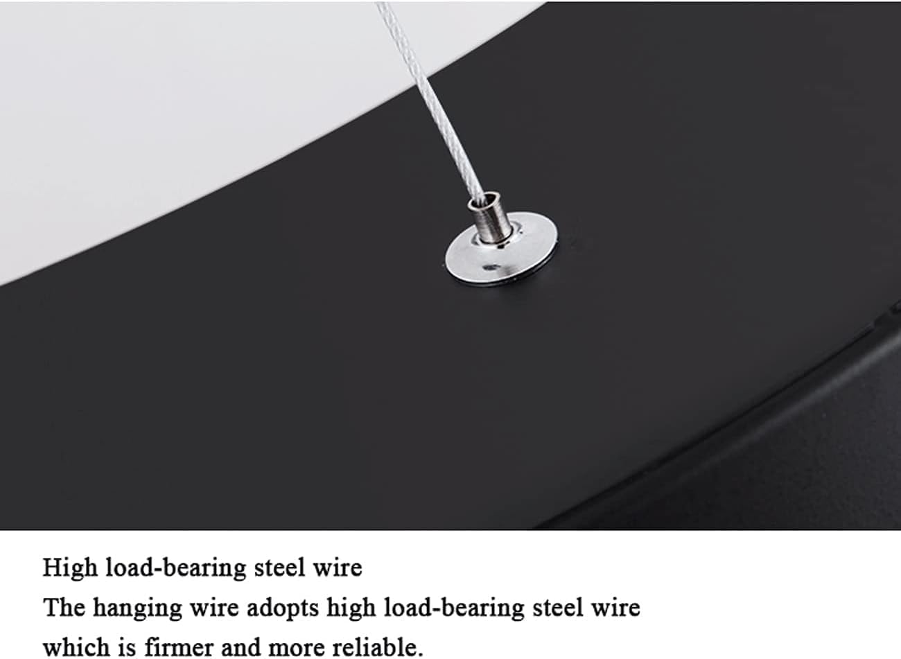 AHUJA INTERNATIONAL Modern Ceiling Chandelier Hanging Led Profile Pendant Light Fixture for Home Decor Office Light, Black Gym, 40 Watts 600 & 1200 MM Warm White, White, Natural White (3in1 color)