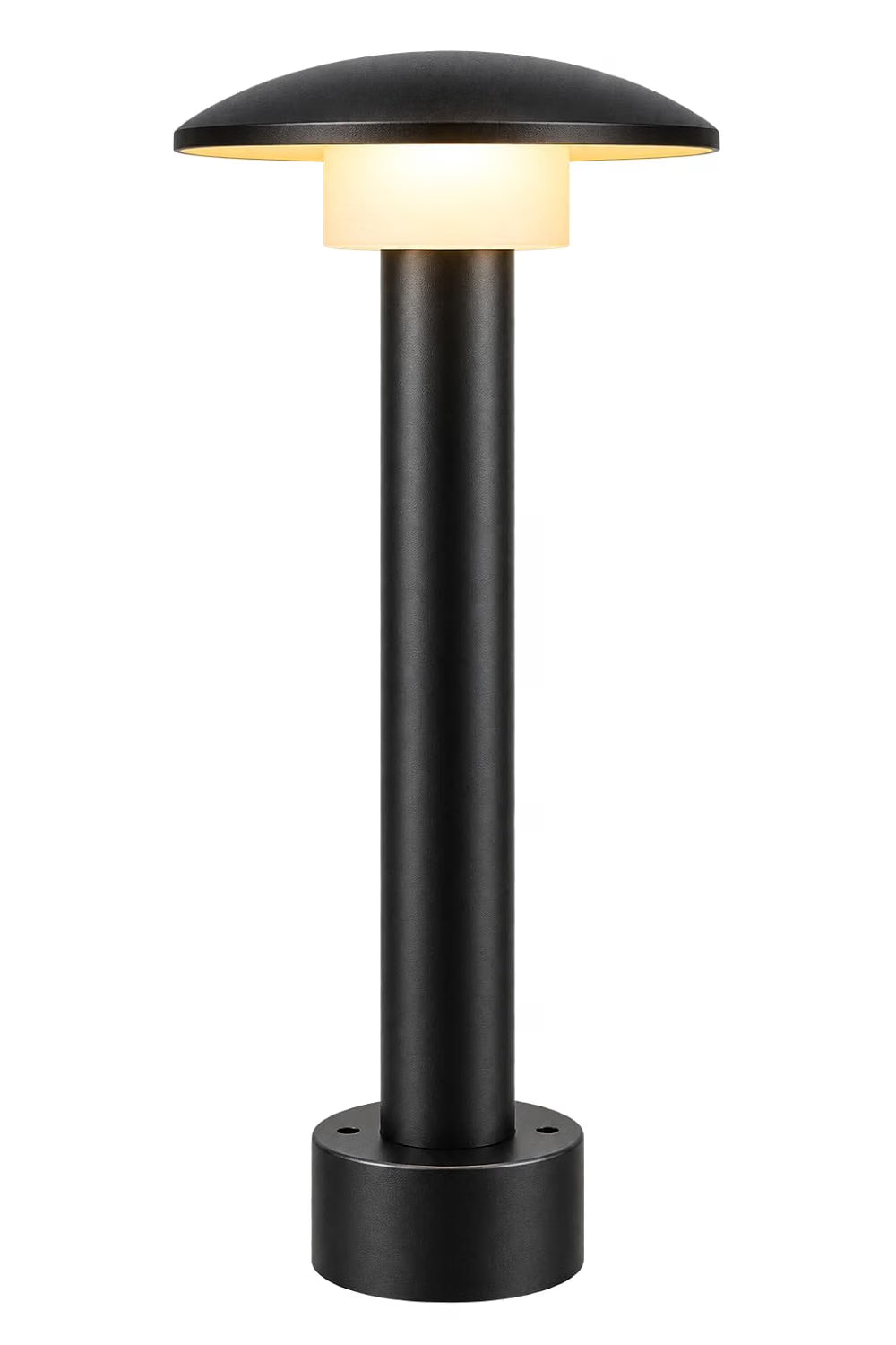 AHUJA INTERNATIONAL 12W Bollard Light 2 Feet Outdoor Garden Pathway Light Warm White Decorative Post Light for Lawn, Walkway, Driveway & Landscape IP65 Weather Resistant (2-Year Warranty)