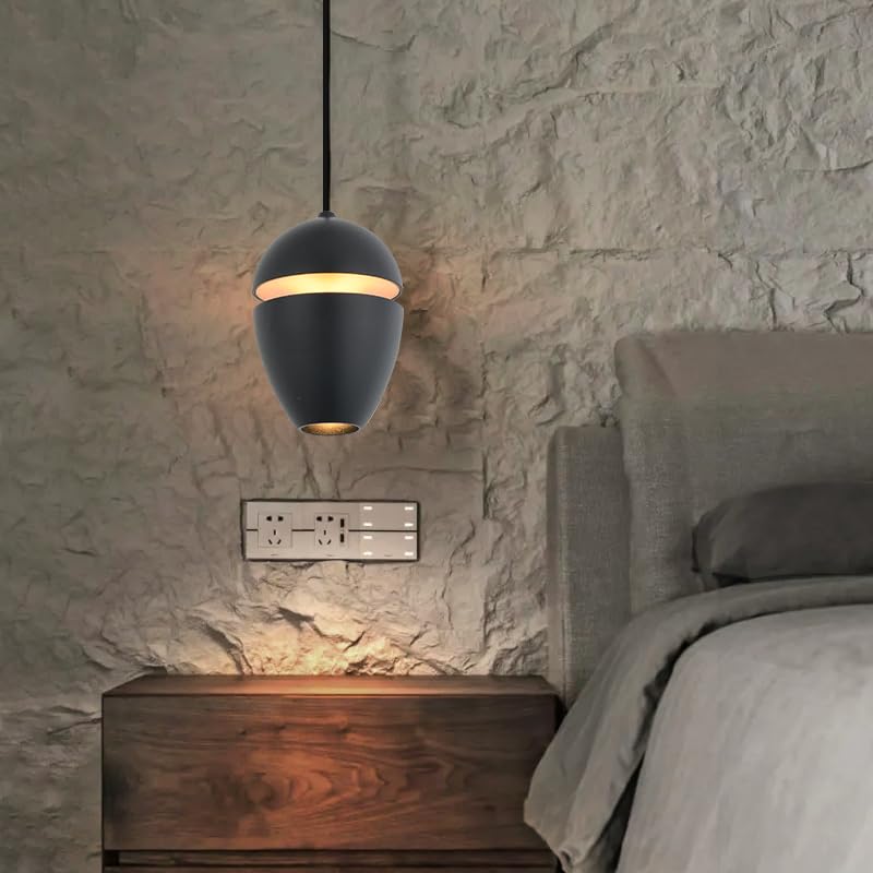 AHUJA INTERNATIONAL Modern Ceiling Pendant Hanging Lamp 10W with Pendant Hanging Light Decor for Bedrooms Hotels Indoor Decor Drop Bedside Lamp Warm White