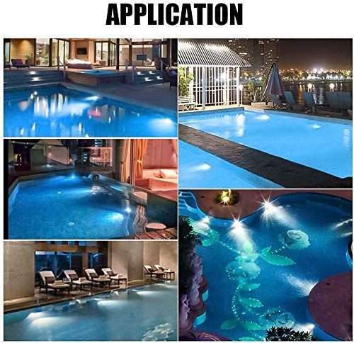 AHUJA INTERNATIONAL Swimming Pool Lights Plastic 12W Underwater Waterproof Wall Mounted Night Swimming Pool Bright White Light with Driver Pool Light