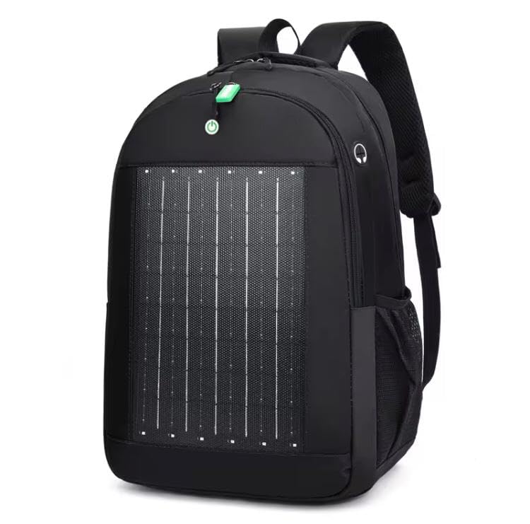 Ahuja International Solar Charging Backpack Waterproof, Weatherproof Travel Bag with USB Port for Hiking, Camping & Work Bag