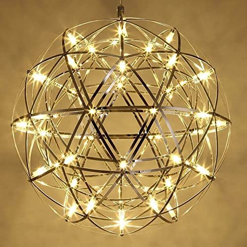 Ahuja International Fireworks Matrix Globe with inbuilt LEDs Pendant Chandelier Hanging Lamp