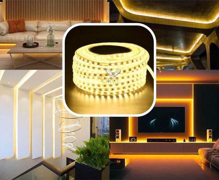Ahuja International SMD Rope Light Connector 220V Rope Light 2 Pin 6mm Connector Plug for Flexible Strip & Tape Rope Lights Connector (Pack of 2)
