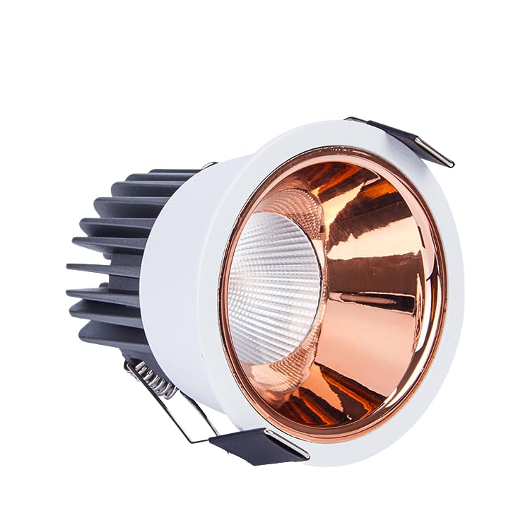 AHUJA INTERNATIONAL Premium Cob Spot Cabinet Ceiling Rose Gold ReflectorLight, Optical Cob, Elegant Spaces with The Brilliance and Beauty of The All-New Premium Cob Light
