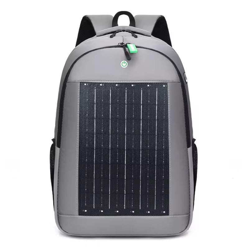 Ahuja International Solar Charging Backpack Waterproof, Weatherproof Travel Bag with USB Port for Hiking, Camping & Work Bag