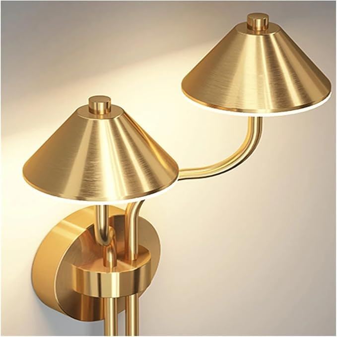 AHUJA INTERNATIONAL Modern Long Mushroom Umbrella Design Wall Lamp 12W Light Fixture for Living Room, Bedroom, Café & Home Décor Wall Lamp White,Warm & Natural White