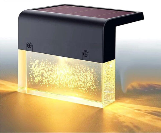 Ahuja International Modern Solar Fence Step Deck Stairs Decorative Lamp 5w Outdoor Garden, Home Outdoor Decoration Lamp Waterproof Deck, Step, Fence Light