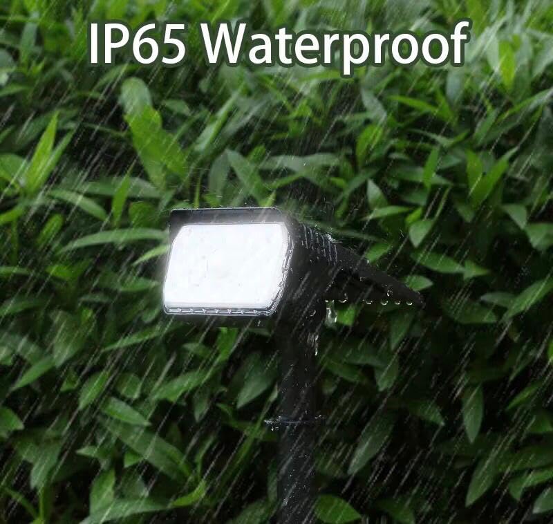 Ahuja International Solar Garden Spike Light Lens Model – IP65 Waterproof, Automatic On Off Motion Sensor Solar Light for Outdoor Use Light (Warm White)