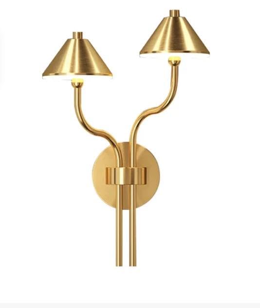 AHUJA INTERNATIONAL Modern Long Mushroom Umbrella Design Wall Lamp 12W Light Fixture for Living Room, Bedroom, Café & Home Décor Wall Lamp White,Warm & Natural White