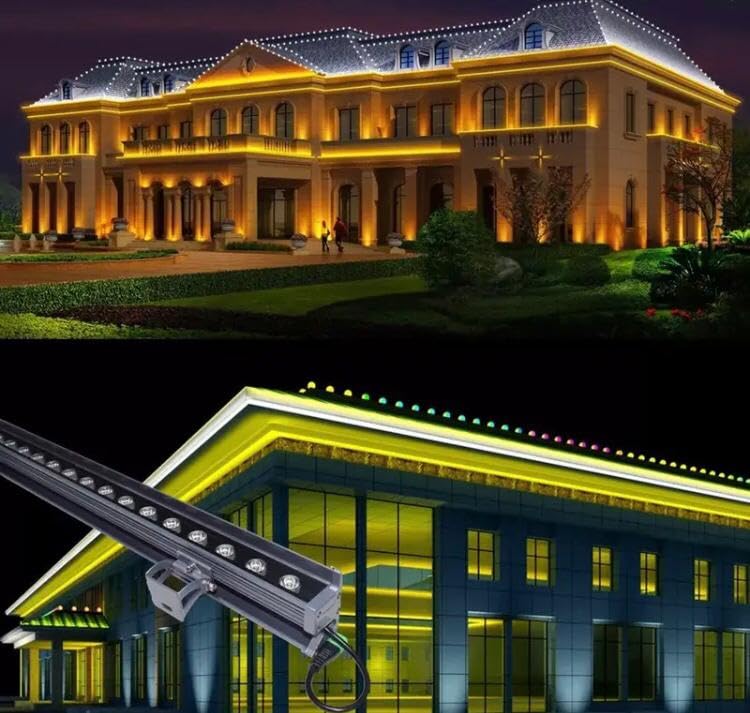 AHUJA INTERNATIONAL Wall Washer Light, Aluminium Outdoor Wall Washer Light 18,36W- 220V AC Waterproof