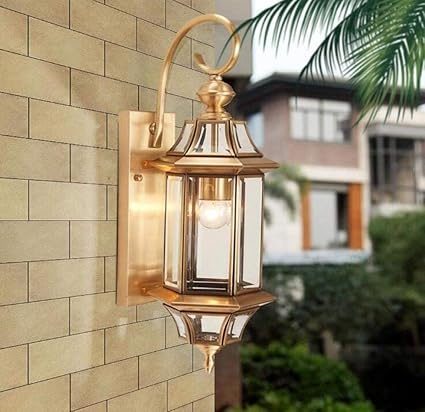 Ahuja International Luxury Vintage Waterproof Outdoor Wall Light – Glass Lamp for Elegant Outdoor Lighting