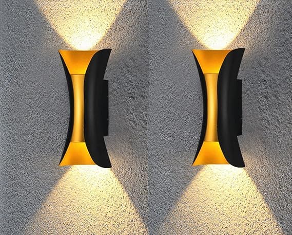 Ahuja Internationa lUp Down Wall Light, 10W IP65 Waterproof Wall Lamp –2 Way Exterior Wall Light for Decoration, Light for Balcony,Outdoor Wall Lights for Elevation ,Warm White