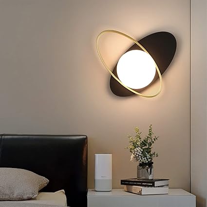 Ahuja International Wall Sconce/Porch Wall lamp Modern Glass Ball Wall Lamp Creative Magic Bean Wall Sconces and Lights Wall-mounted Lighting Lamps Wall Light/Vanity Wall Lamp