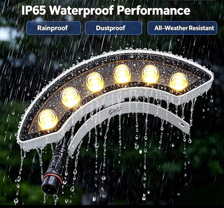 AHUJA INTERNATIONAL 6W Tree Hugging Light Outdoor IP65 Spotlight for Palm Trees & Garden Landscape Lighting Circular Tree Illumination, Warm White Customizable (2-Year Warranty)