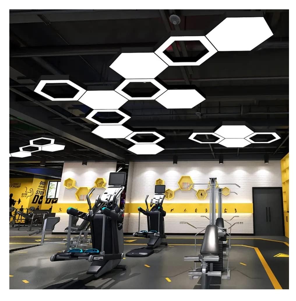 AHUJA INTERNATIONAL Modern Ceiling Chandelier Hanging Led Profile Pendant Light Fixture for Home Decor Office Light, Black Gym, 40 Watts 600 & 1200 MM Warm White, White, Natural White (3in1 color)