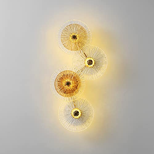 Ahuja International Decorative Crystal Hanging Wall Light Lamp