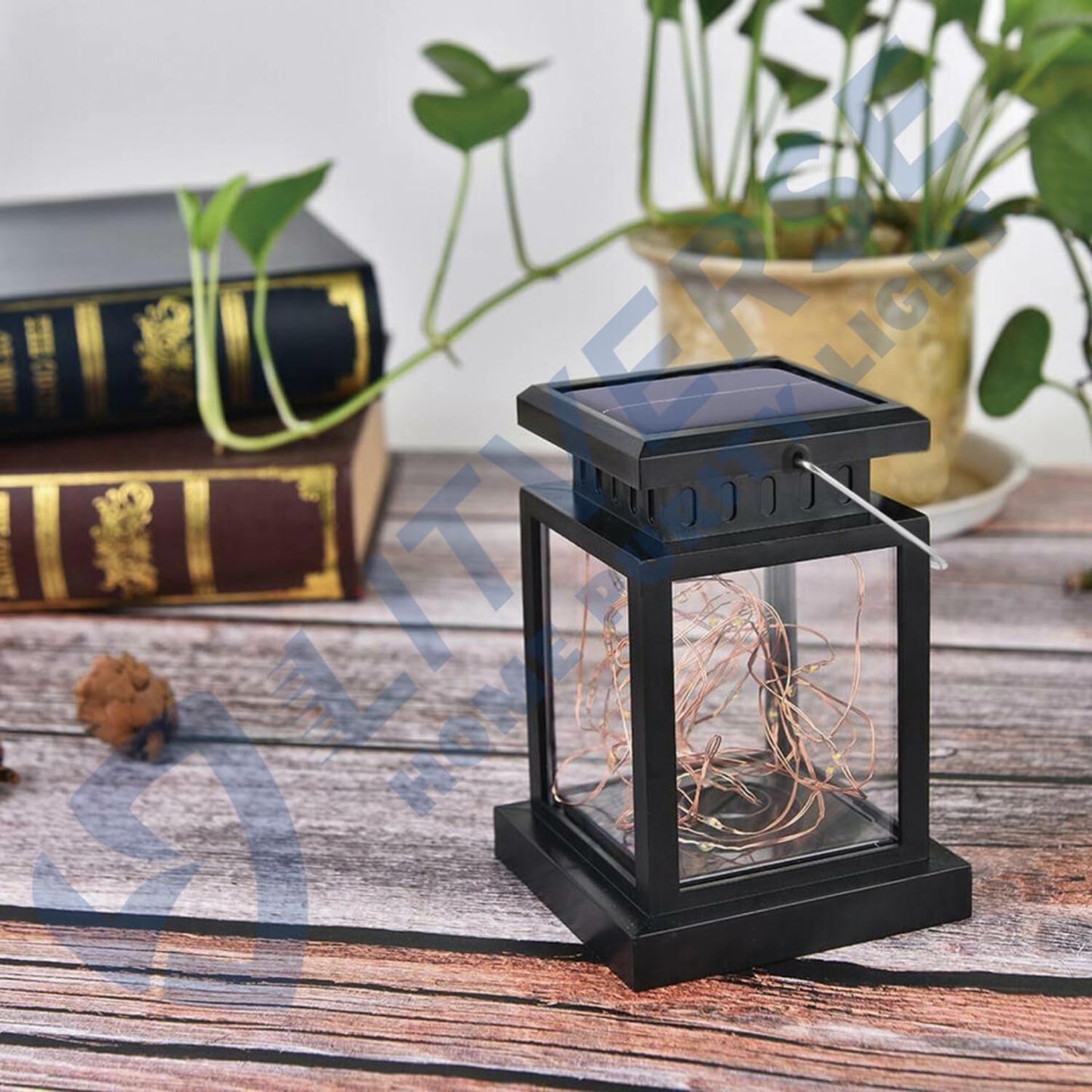 Ahuja International Solar Lanterns Outdoor Waterproof Hanging Lantern Lamp 30 LED Solar Tree Lights Outdoor, Solar Camping Lights, Lantern Decorative For Patio Yard Camping Garden Christmas Decor(1 Pack),Warm White