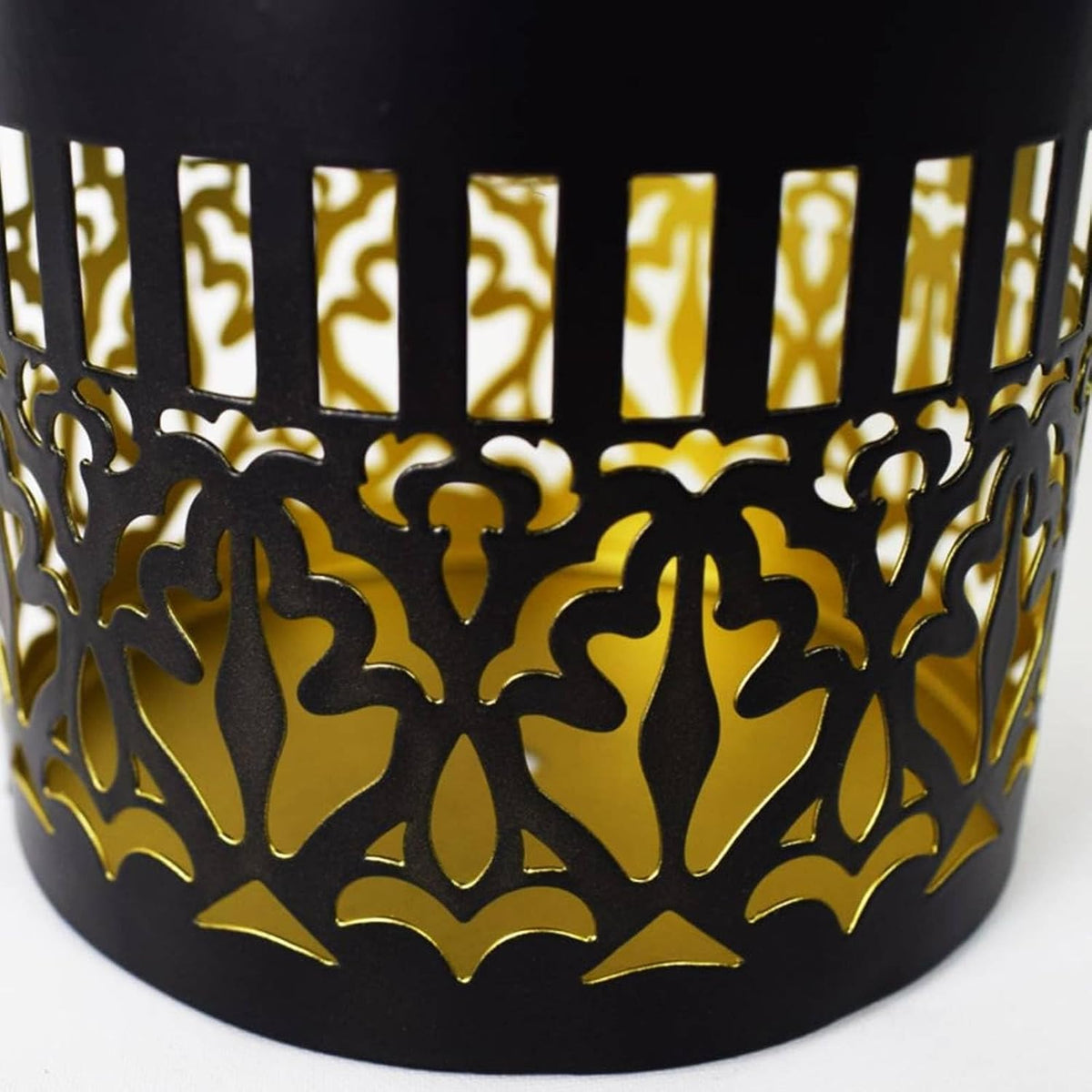 AHUJA INTERNATIONAL Solar Mandala Light Fixture with Intricate Mandala Design, Electric Plus Solar Powered Outdoor/Indoor Lamp for Boundary, Balcony, Entrance & Pathway Light Warm White  Pack of 1