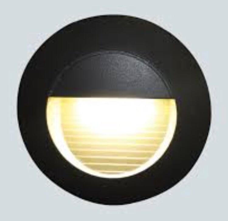AHUJA INTERNATIONAL Foot Light Wall Light Recessed Wall Light for Indoor Step Lighting with 3W Integrated, Die-cast Aluminum Stair Railing Post Accenting Fixtures (2Year Warranty)