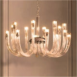 Ahuja Interntional European Style Living Room Hall Pendant Light Modern Glass Restaurant Bedroom Luxury Crystal Chandelier,Modern Lighting, 600MM