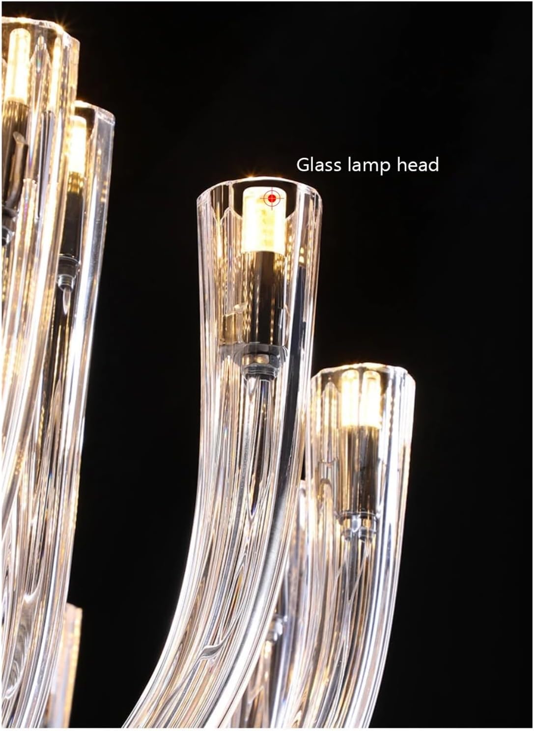 Ahuja Interntional European Style Living Room Hall Pendant Light Modern Glass Restaurant Bedroom Luxury Crystal Chandelier,Modern Lighting, 600MM
