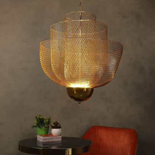 Ahuja International Mesh Chandelier Light