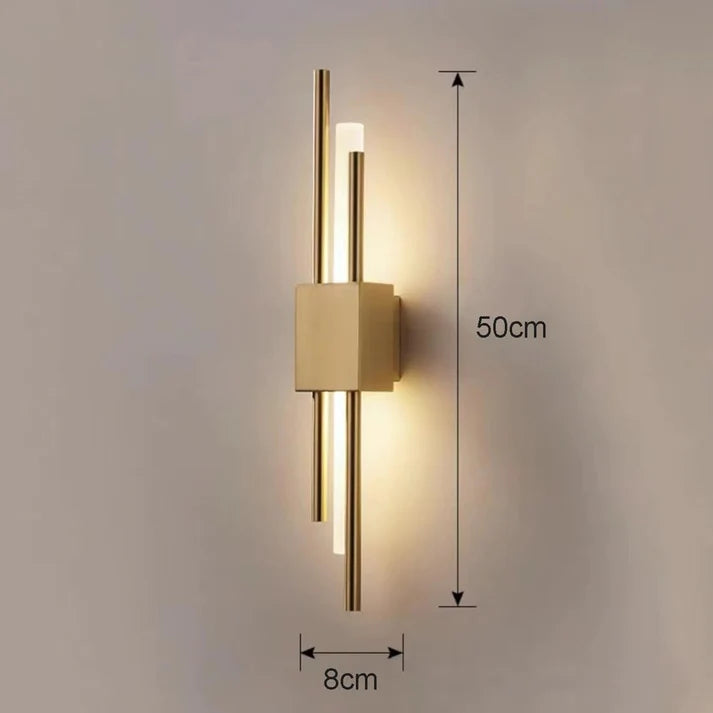 Ahuja International Wall Sconce All Bronze Creative Post-Modern Up Down Wall Mount Lights Indoor Acrylic Wall Lamp  Wall Light, Night Light