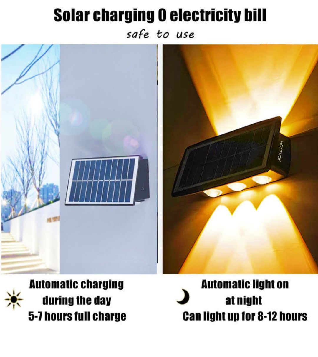 Ahuja International up down solar lights