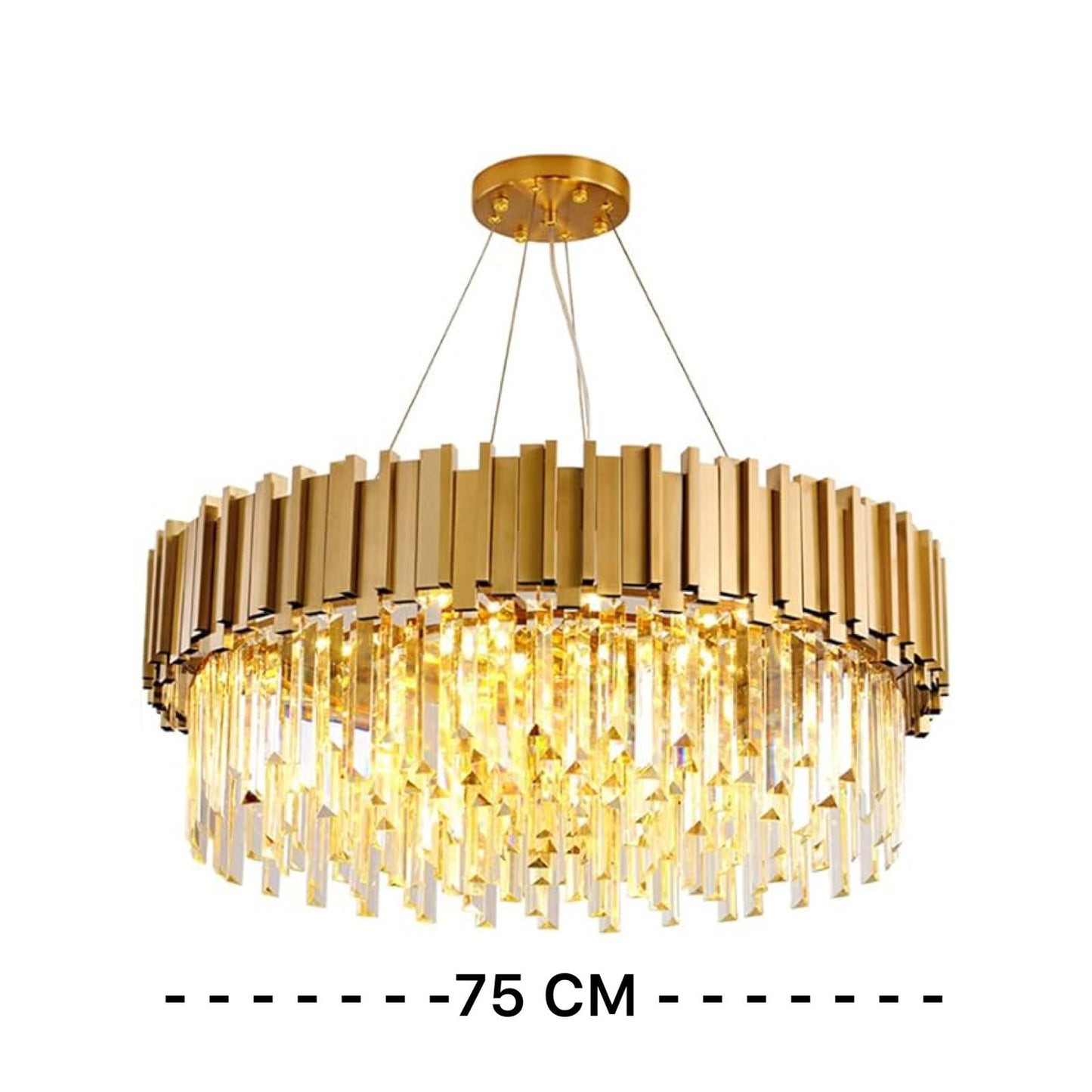 Ahuja Internation Pendant Lighting Modern LED Staircase Chandelier Living Room Hall Light Long Line Spiral Duplex Building Simple Chandelier (70CM)