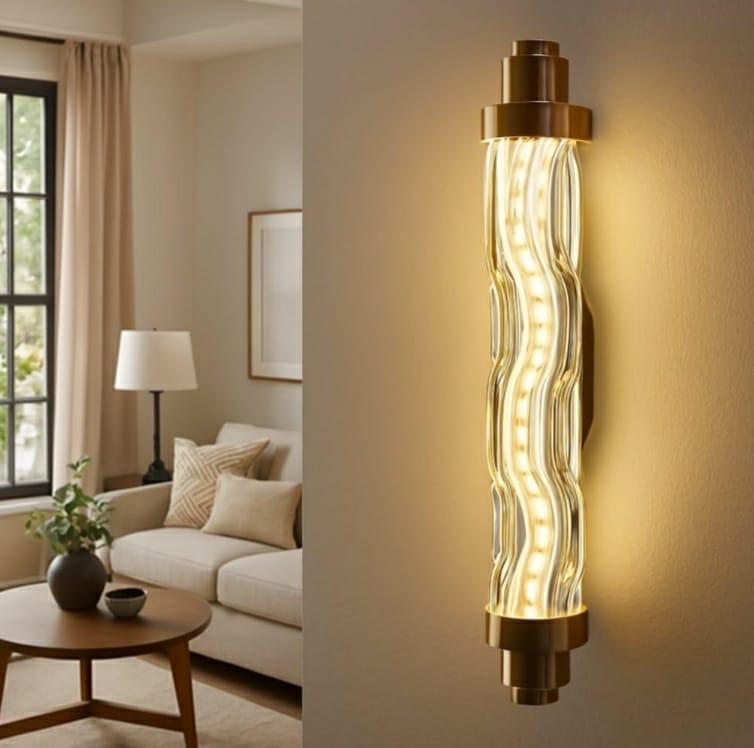Ahuja International Long Wall Light 500MM 3C LED, Spiral Look Inside