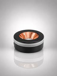 AHUJA INTERNATIONAL 5W Surface Light Black Rose Gold Spotlight Aluminium Decorative Light for Wall Cabinets Showcases Shelves & Interior Lighting Warm White 2 Year Warranty Pack of 1