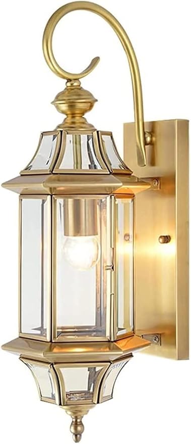 Ahuja International Luxury Vintage Waterproof Outdoor Wall Light – Glass Lamp for Elegant Outdoor Lighting