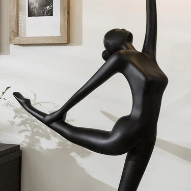 Ahuja International Fiberglass Resin Human Shaped Floor Lamp, Ballerina Floor Lamp, Art Sculpture Lamp for Home Interiors, Room ,Dining, Indoor Lighting