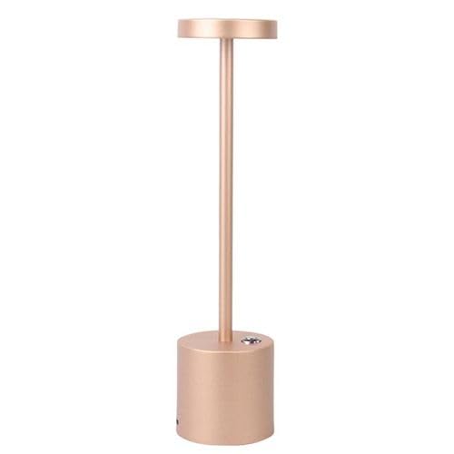 AHUJA INTERNATIONAL Long Bar Cordless Table Lamp, Rechargeable,Dimmable Small Table lamp for Bedside Lamp/Livingroom/ReadiLng/Bars/Outdoor/Home Patio Light/Restaurant (Height 13.5 inch) Rose Gold