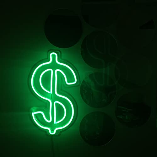 AHUJA INTERNATIONAL Dollar LED NEON Sign Customized NEON Sign, Home Decor, Kids Room, Party, CAFÉ