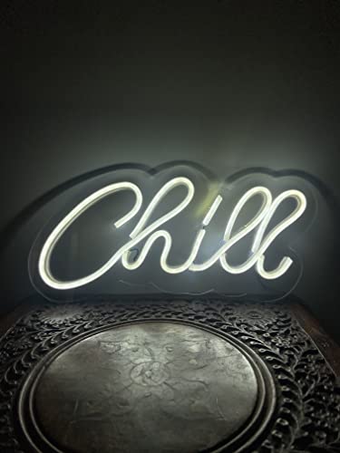 AHUJA INTERNATIONAL CHILL LED NEON Sign Customized NEON, Home Decor, Kids Room, Party, CAFÉ