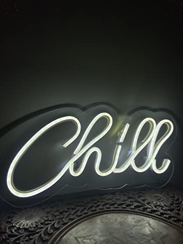 AHUJA INTERNATIONAL CHILL LED NEON Sign Customized NEON, Home Decor, Kids Room, Party, CAFÉ