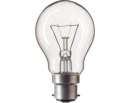 AHUJA INTERNATIONAL Gls Incandescent Filament B22 Light Bulb (Clear) - Pack of 4, 100 Watts