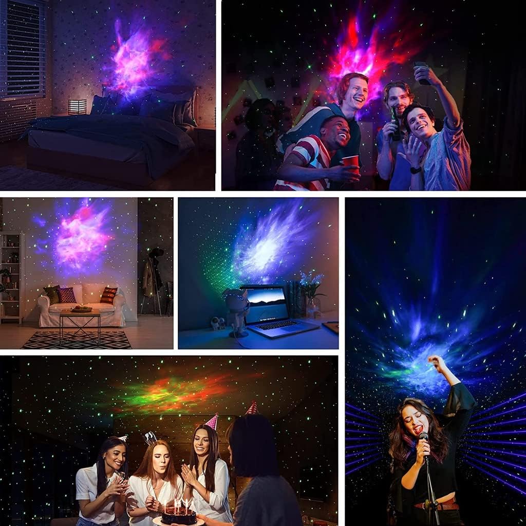 AHUJA INTERNATIONAL Astronaut Galaxy Projector Light for Bedroom, Star Projector Night Light, Adjustable Head Angle & 360°Rotation, Diwali Lights for Decoration Home